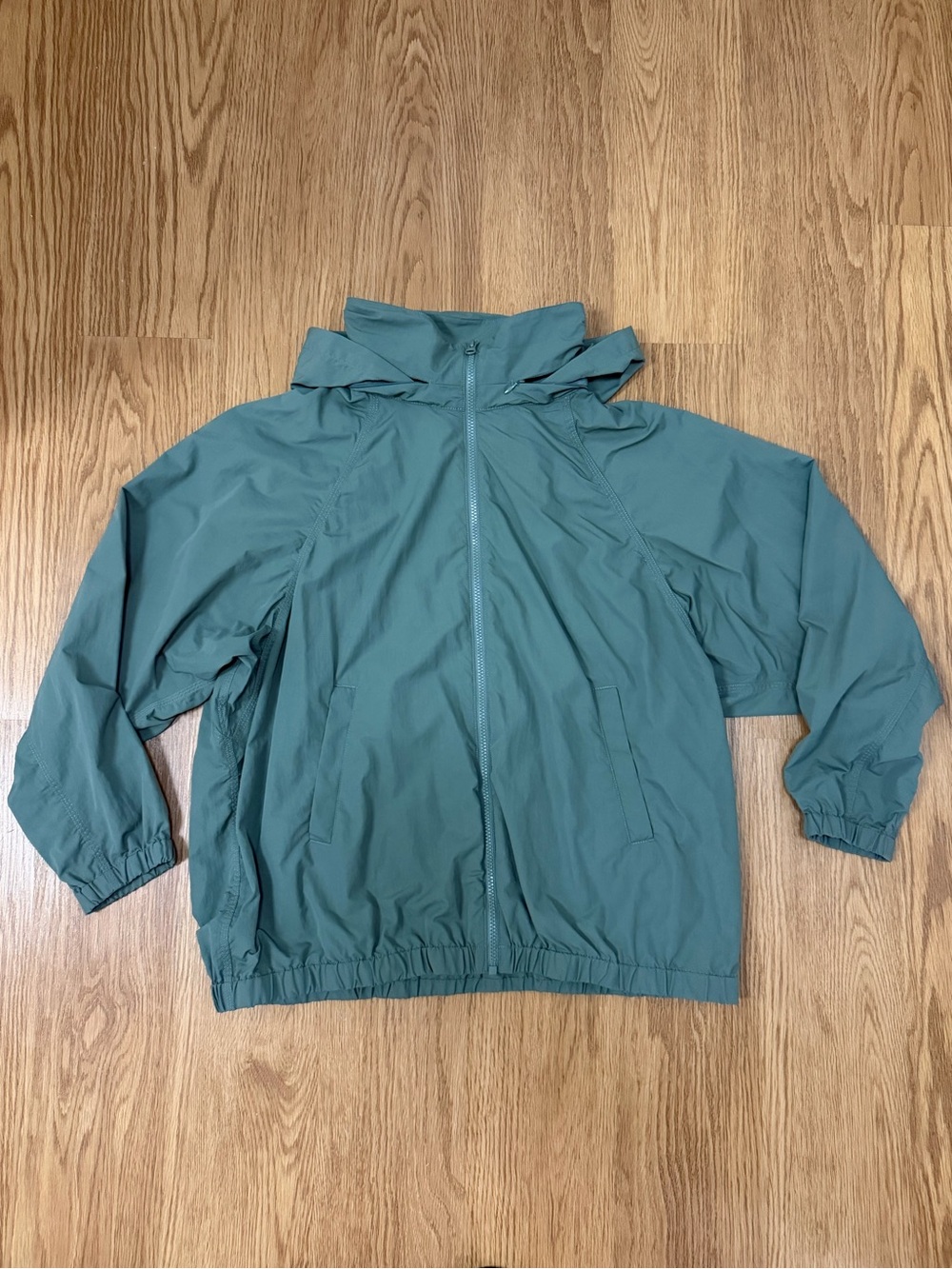 Women’s Funnel Neck Lightweight Jacket with Zip Away Hood